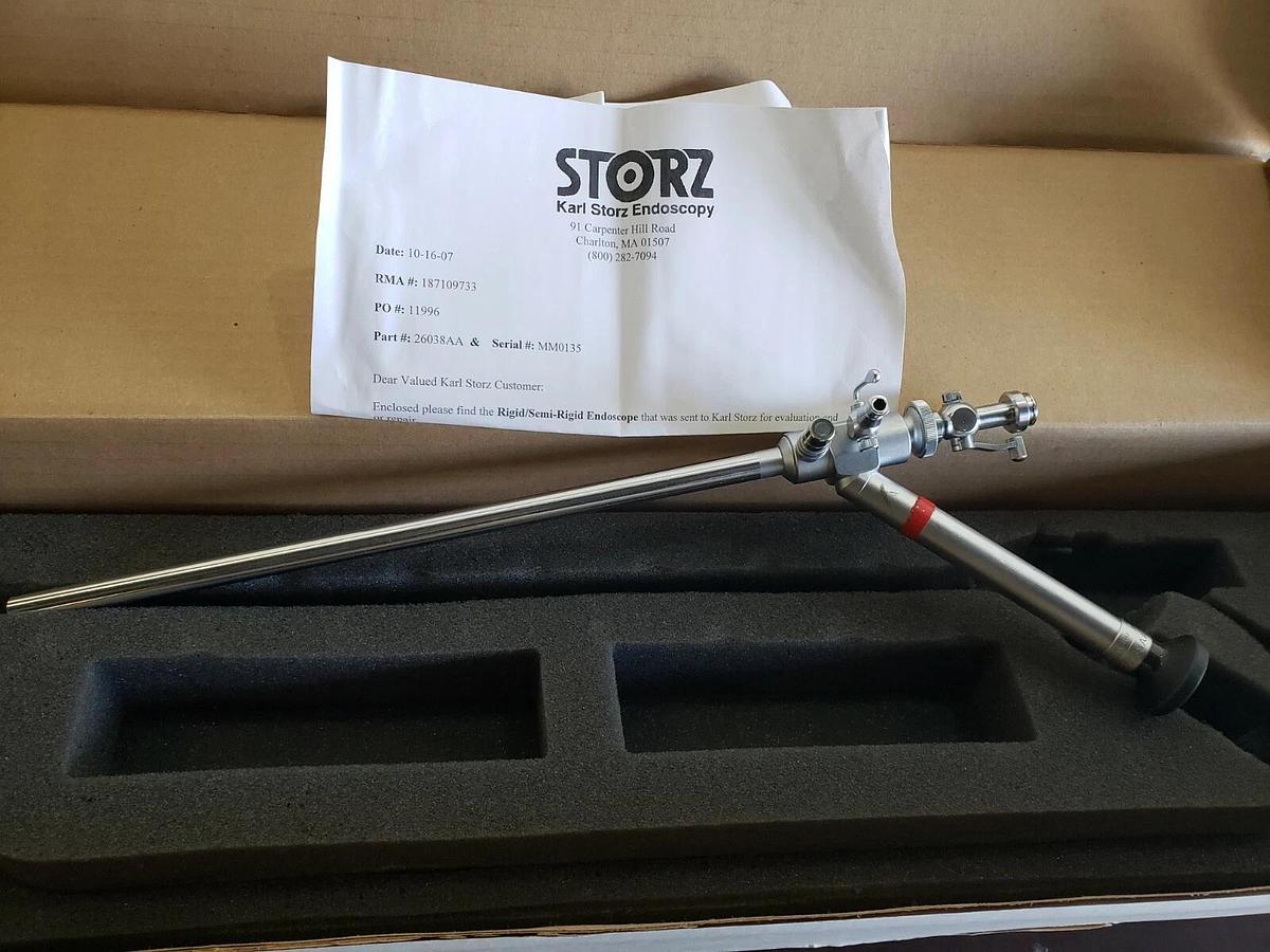 Used Karl Storz 26038AA Hopkins Rigid Laparoscope