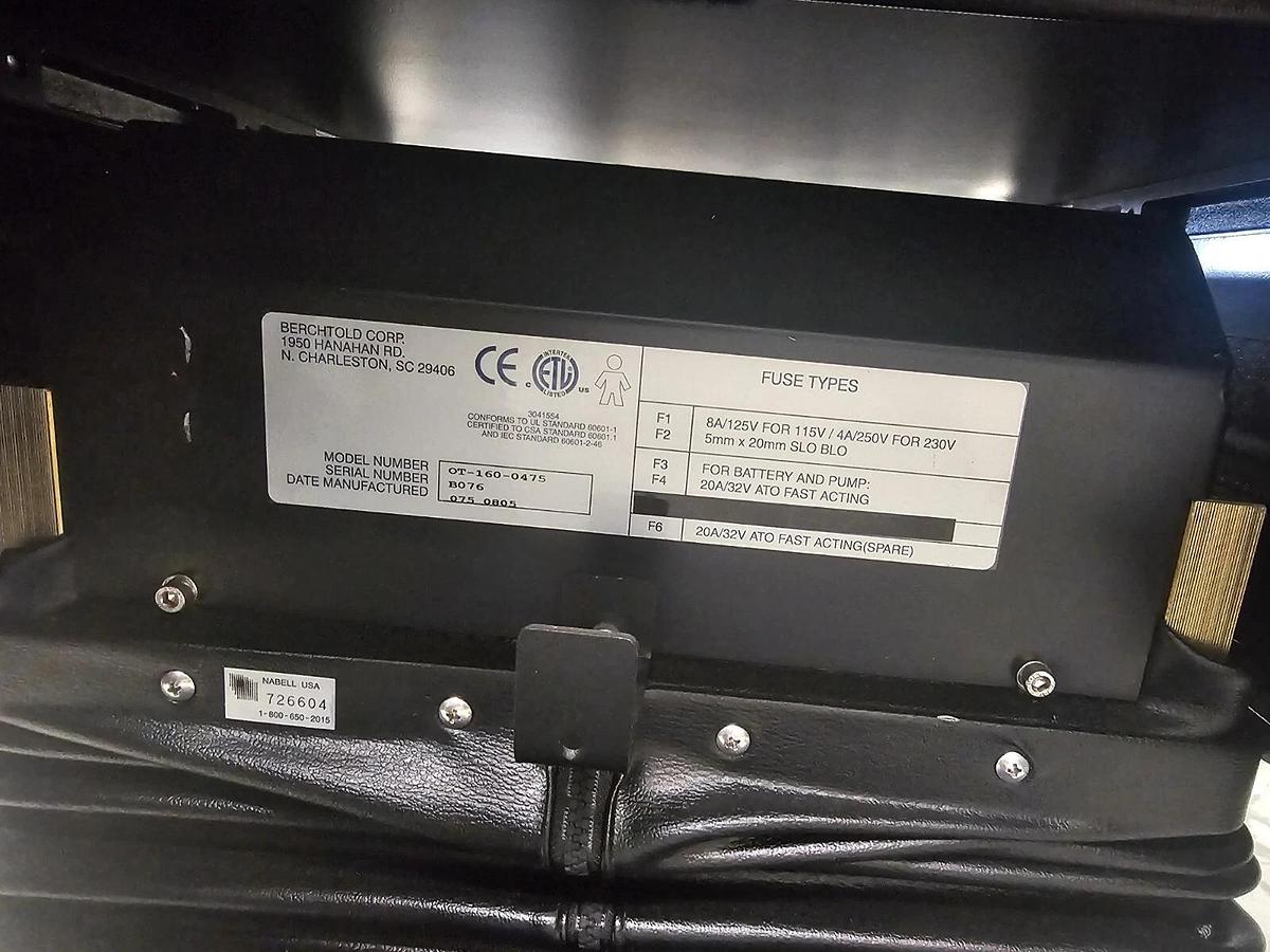 Refurbished BERCHTOLD OPERON B 810 SURGICAL TABLE W/ REMOTE