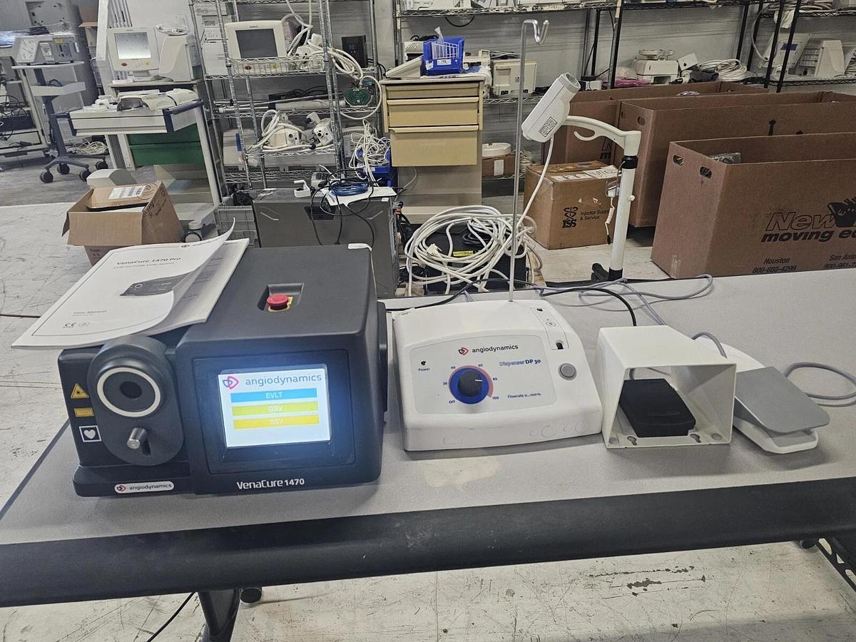 Used Angiodynamics EVLT VenaCure Pro 1470 Laser Complete System
