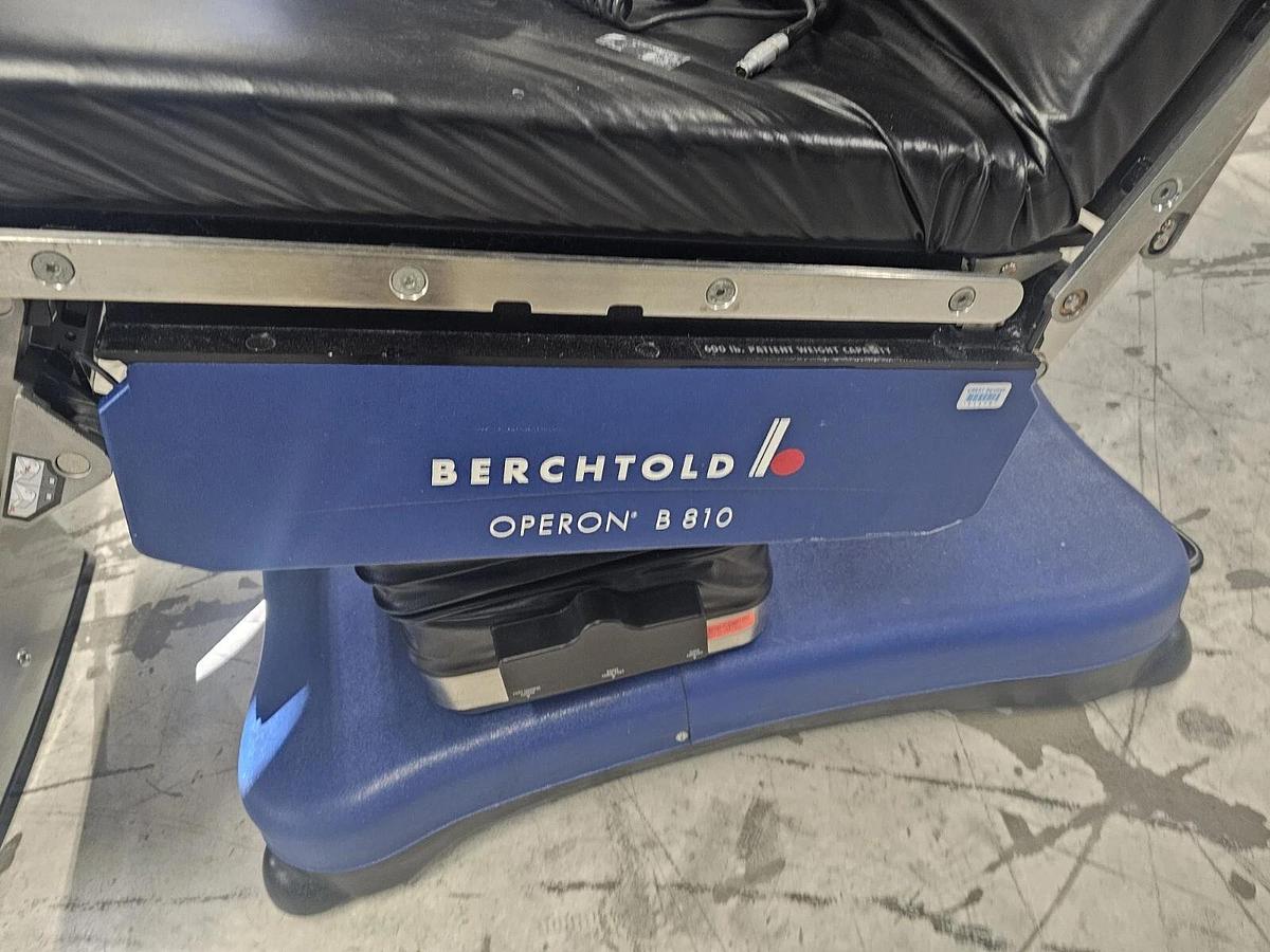 Refurbished BERCHTOLD OPERON B 810 SURGICAL TABLE W/ REMOTE