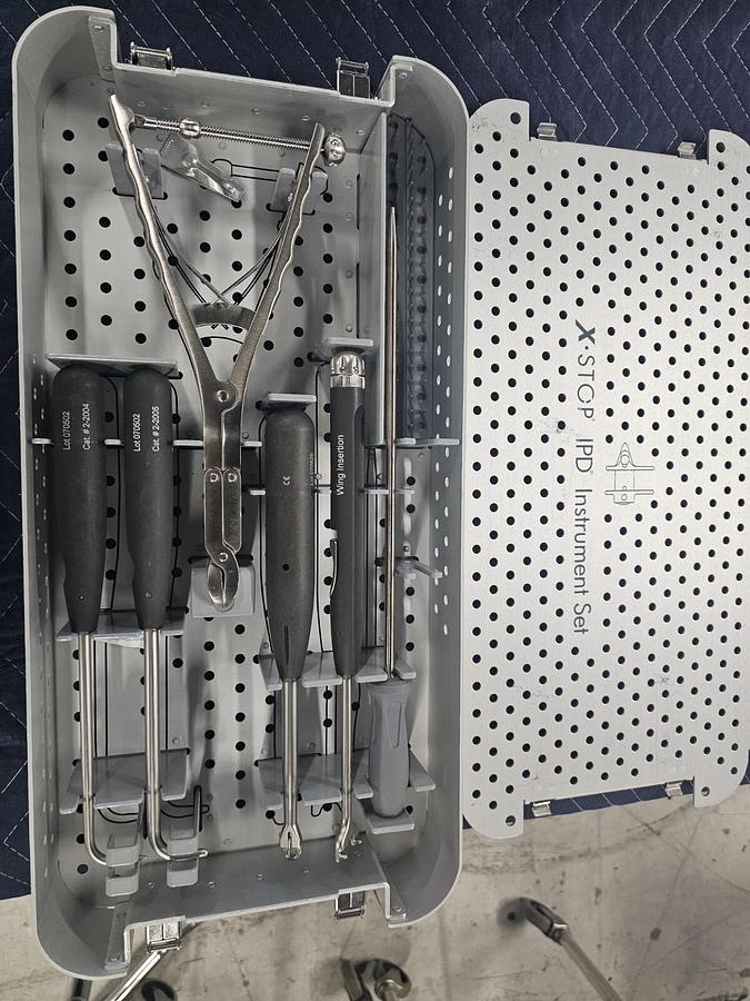 Used Kyphon Inc X-Stop IPD (Interspinous De-Compression) Instrument Set W/ Case~26523