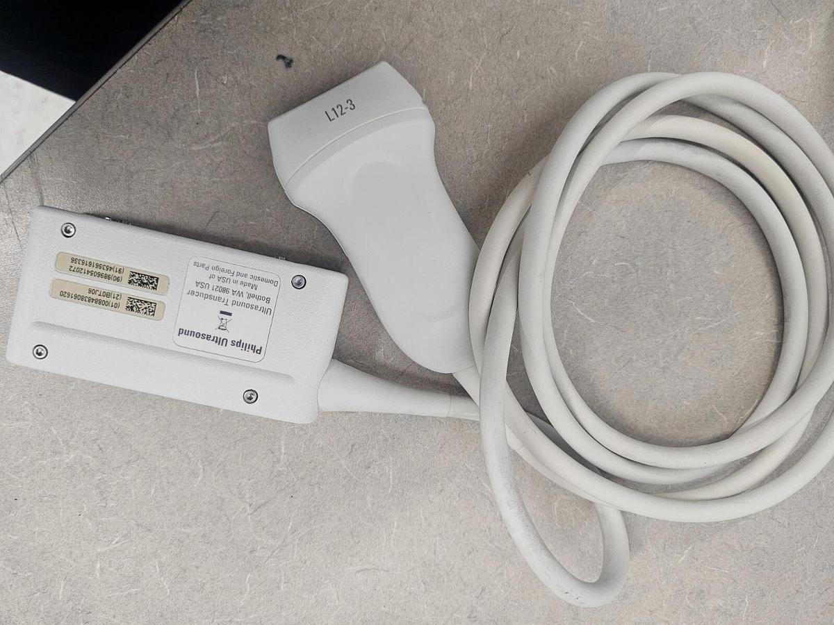 Used Philips L12-3 Ultrasound/Transducer Probe