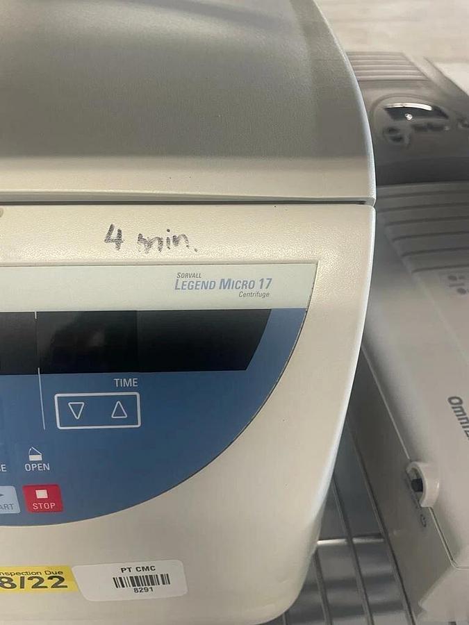 Used 2016 Thermo Scientific Sorvall Legend Micro 17 , Centrifuge