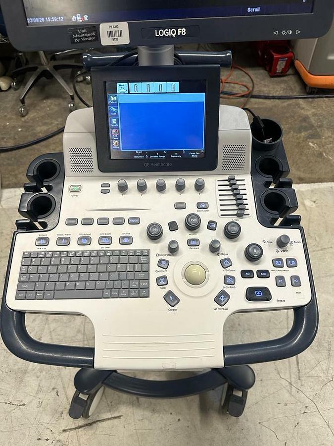 Refurbished 2016 GE LOGIQ F8 Series Ultrasound with  1 Probes, Tested