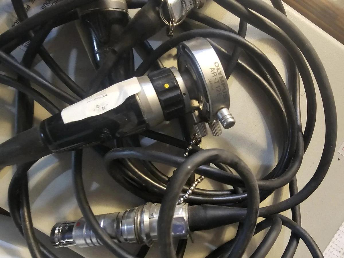 Used Olympus OTV-SC System w/ MAJ-554 Laparoscope Two Camera Head AR T120