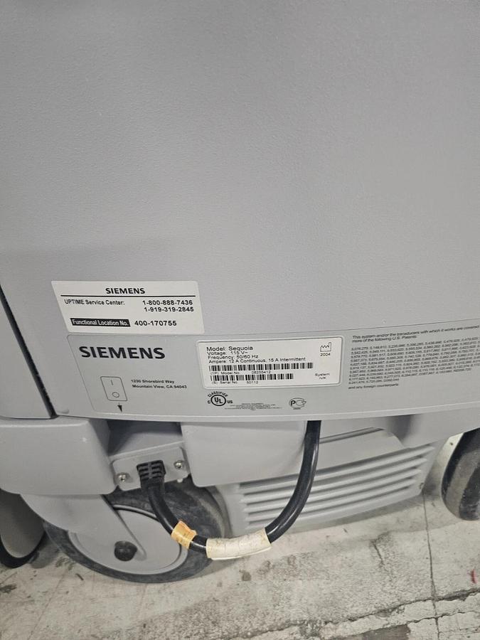 Used Acuson Sequoia 512 Ultrasound With Convex And Vaginal Teansducer