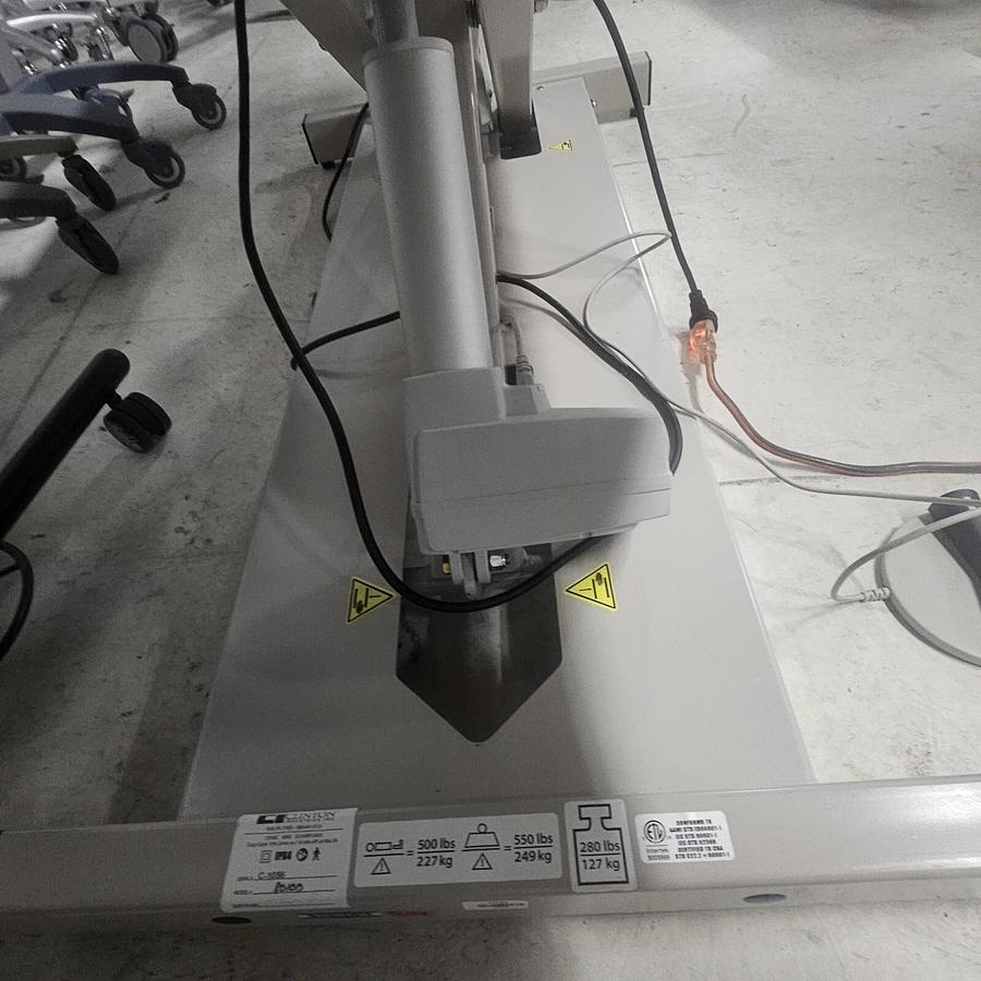 Used Clinton Open Base Power Table with One Piece Top