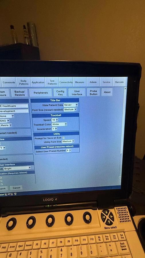 Refurbished Refurbished GE Logiq E ultrasound with  convex L4-12t Or L10-22 Transducer