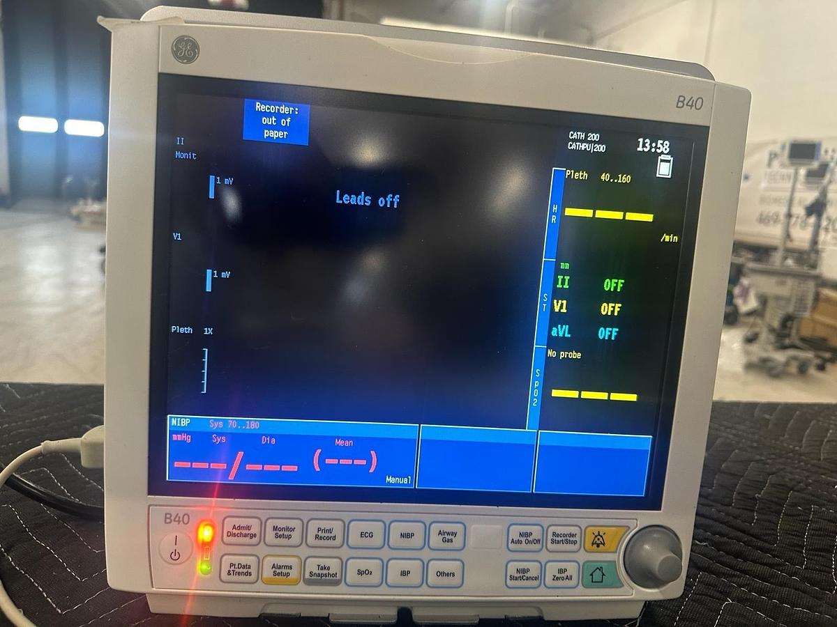 Used GE B40 Carescape Patient Monitor
