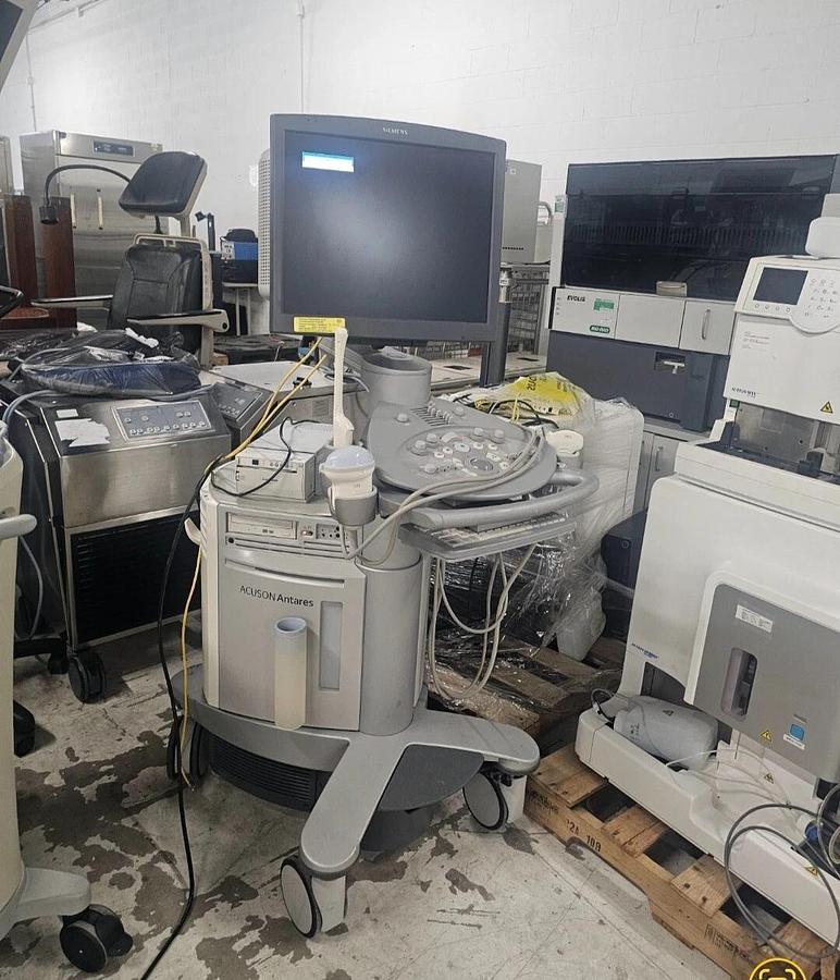 Used Siemens Antares  Ultrasound Machine With Three Probes