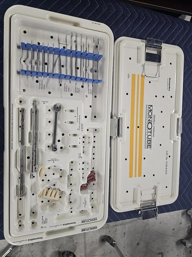 Used Howmedica 5150-9-915 Small Yellow Monotube External Fixation System ASIS