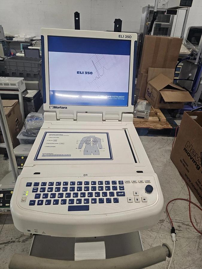 Used Mortara ELI350 Interpretative EKG With Module