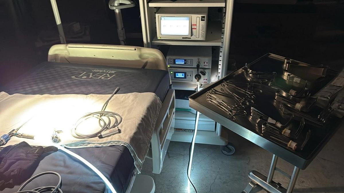 Used STRYKER 1188 HD VIDEO ARTHROSCOPY TOWER SYSTEM