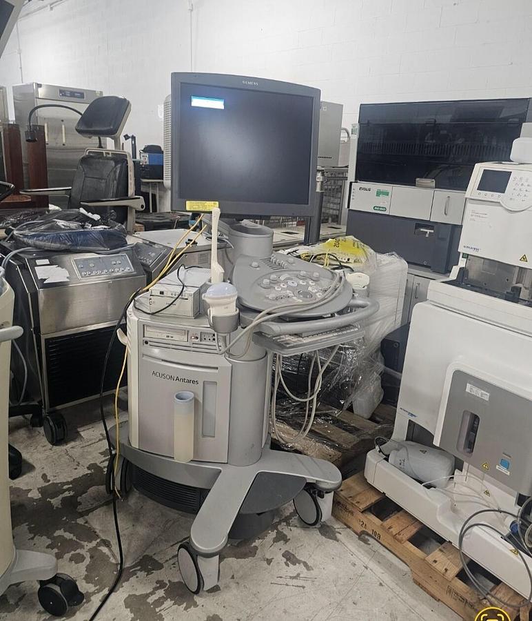 Used Siemens Antares  Ultrasound Machine With Three Probes