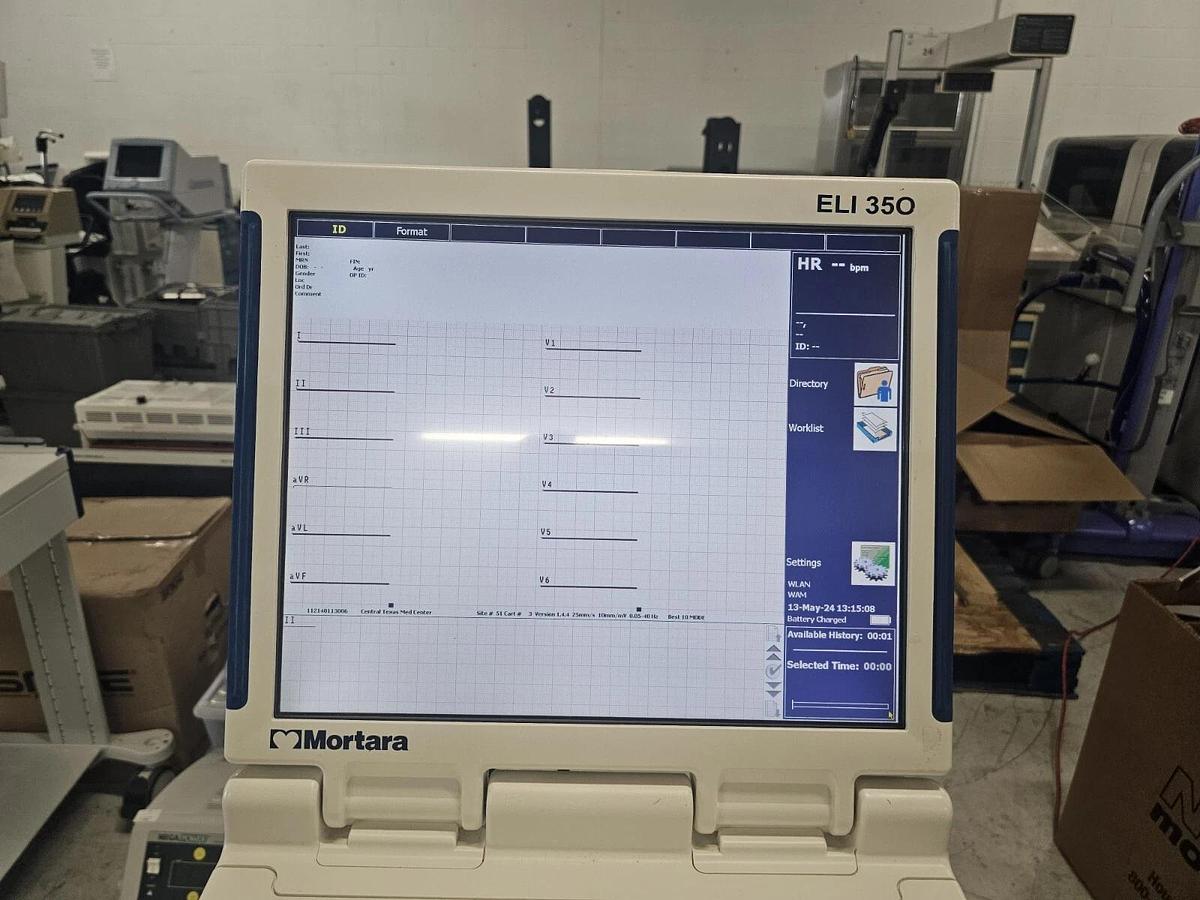 Used Mortara ELI350 Interpretative EKG With Module