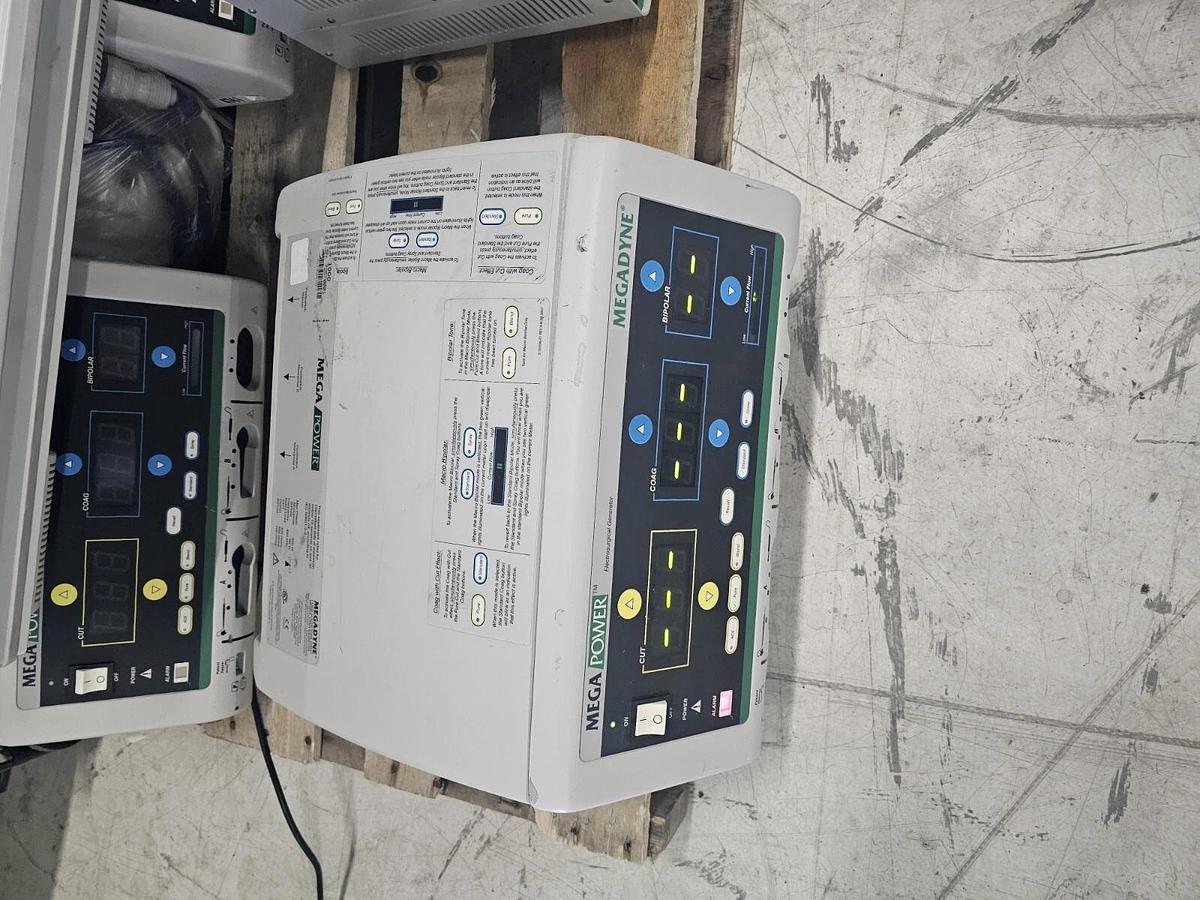 Used MEGAPOWER Megadyne ESU Mega Vac  Smoke Evacuator FULL LOT