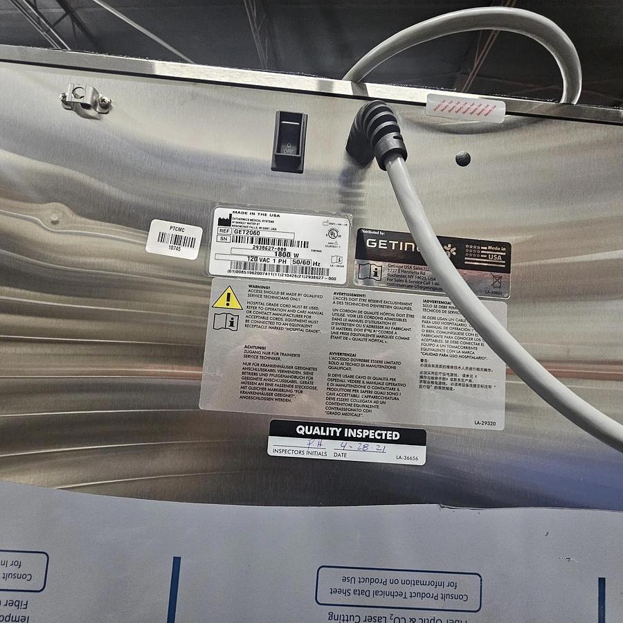 New Getinge Model GET2060  WARMING CABINET