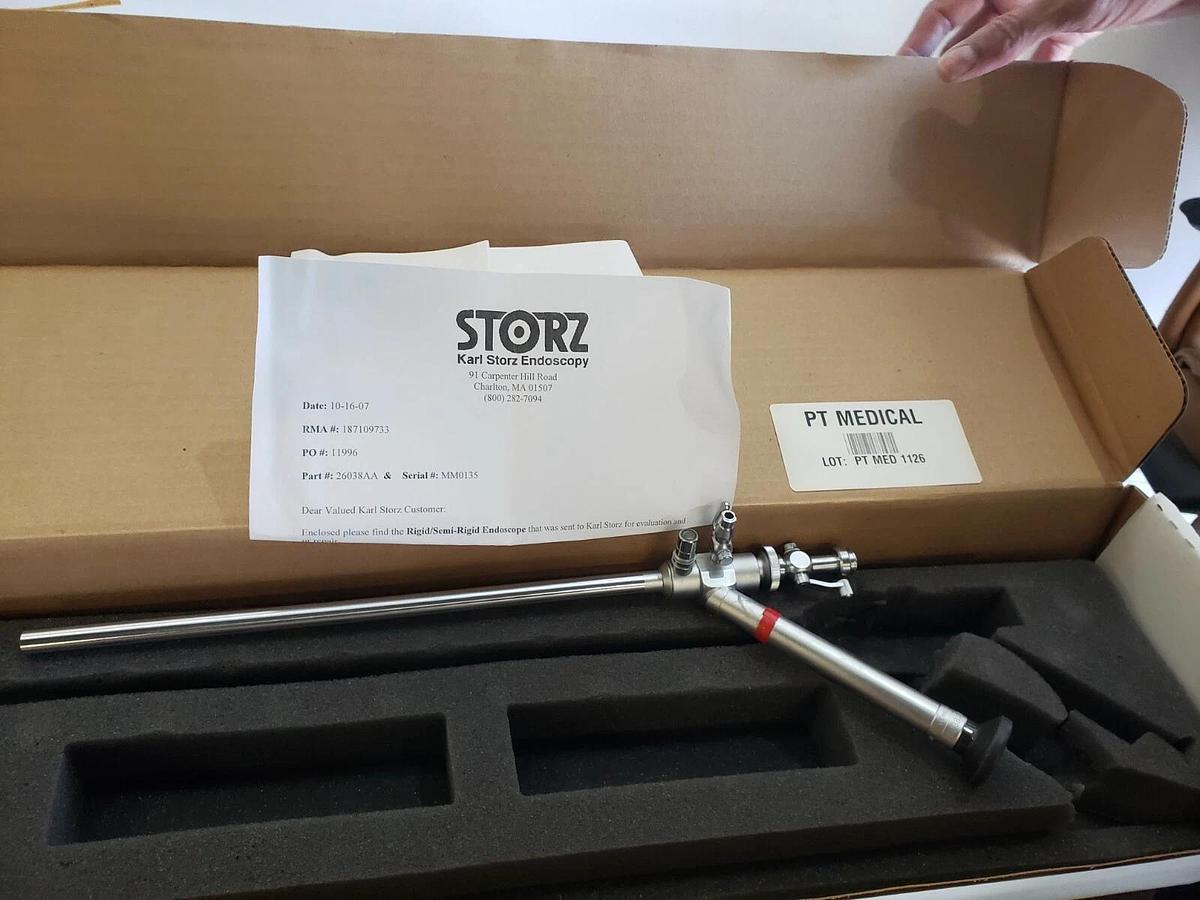 Used Karl Storz 26038AA Hopkins Rigid Laparoscope