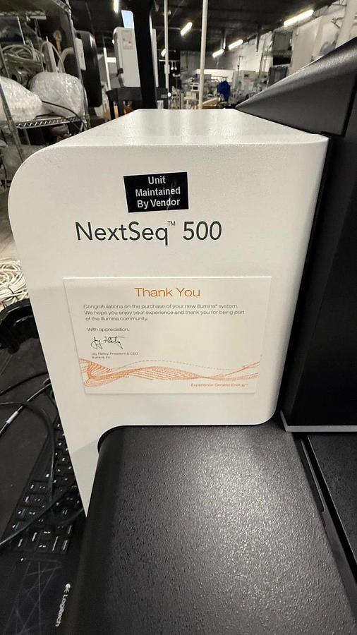 Used Illumina NextSeq 500 Genetic Sequencer