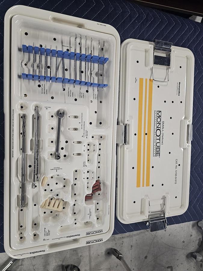 Used Howmedica 5150-9-915 Small Yellow Monotube External Fixation System ASIS