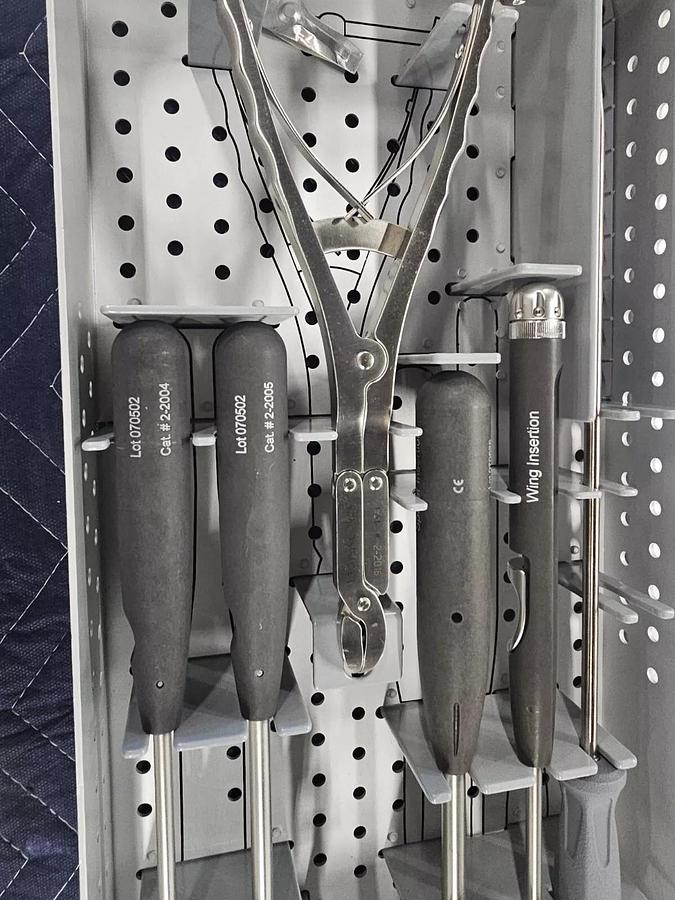 Used Kyphon Inc X-Stop IPD (Interspinous De-Compression) Instrument Set W/ Case~26523