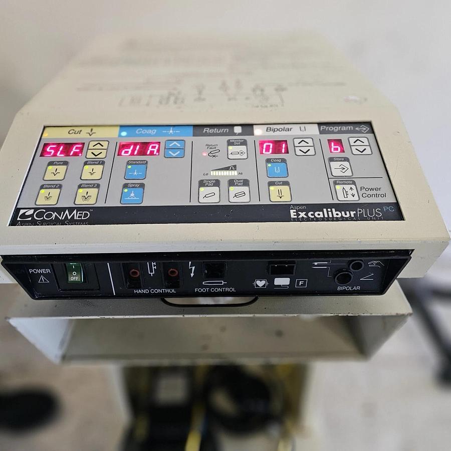 Used Conmed Aspen Excalibur Plus PC Electrosurgical Generator With Footswitch