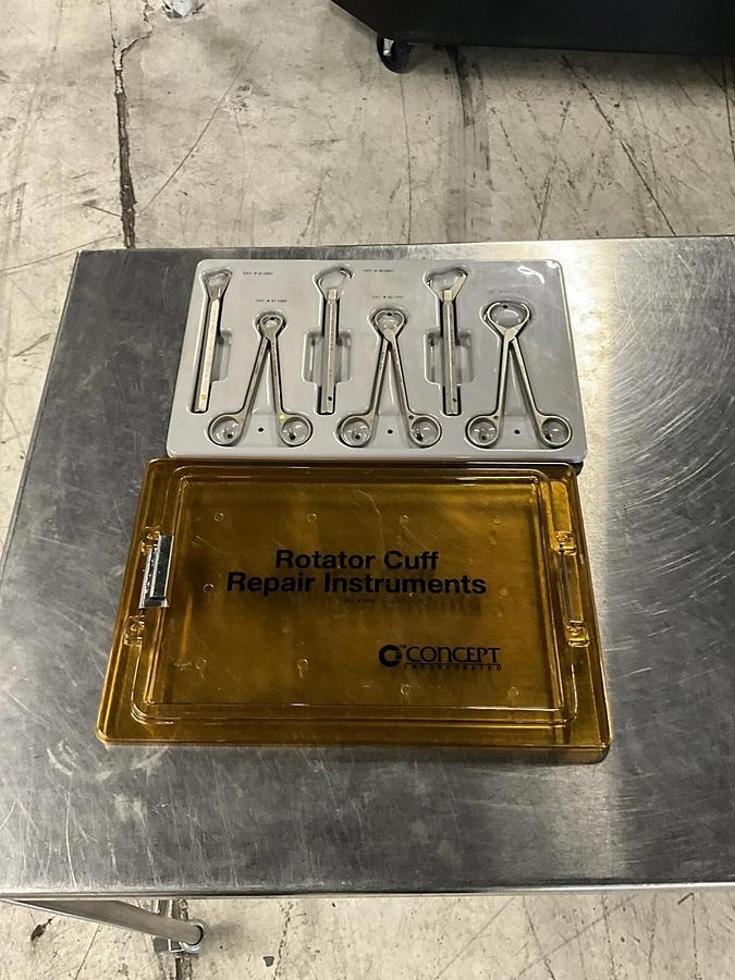 Used Linvatec Concept Arthroscopy Rotator Cuff Repair System Instrument Set ~ 32413
