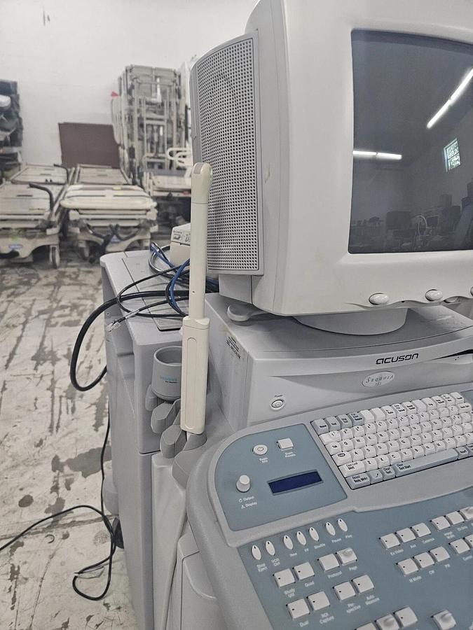 Used Acuson Sequoia 512 Ultrasound With Convex And Vaginal Teansducer