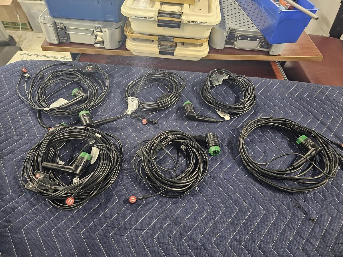Used PHILIPS Defibrillator Cable LOT OF 7