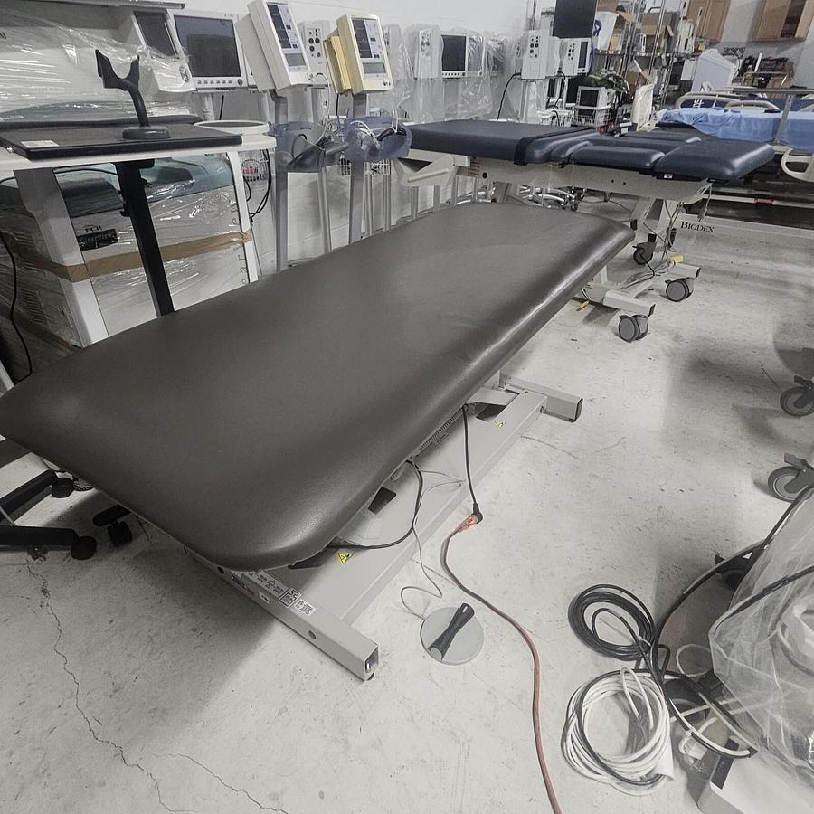 Used Clinton Open Base Power Table with One Piece Top