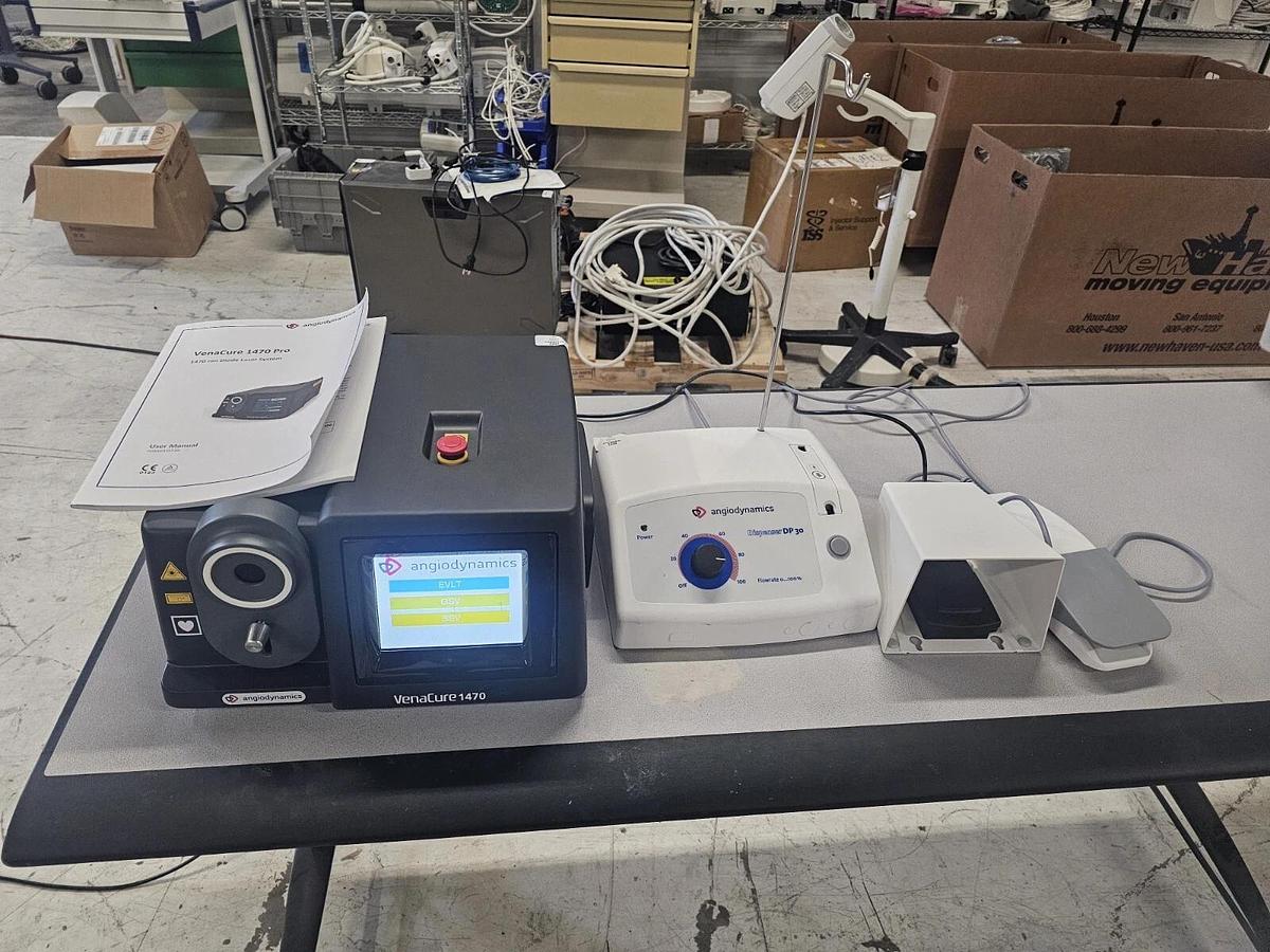Used Angiodynamics EVLT VenaCure Pro 1470 Laser Complete System