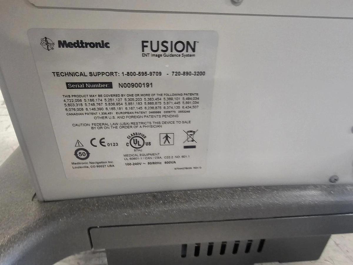 Used Medtronic Fusion ENT Navigation Image Guidance System