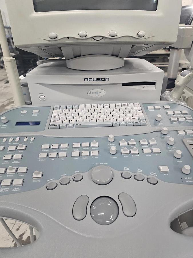 Used Acuson Sequoia 512 Ultrasound With Convex And Vaginal Teansducer