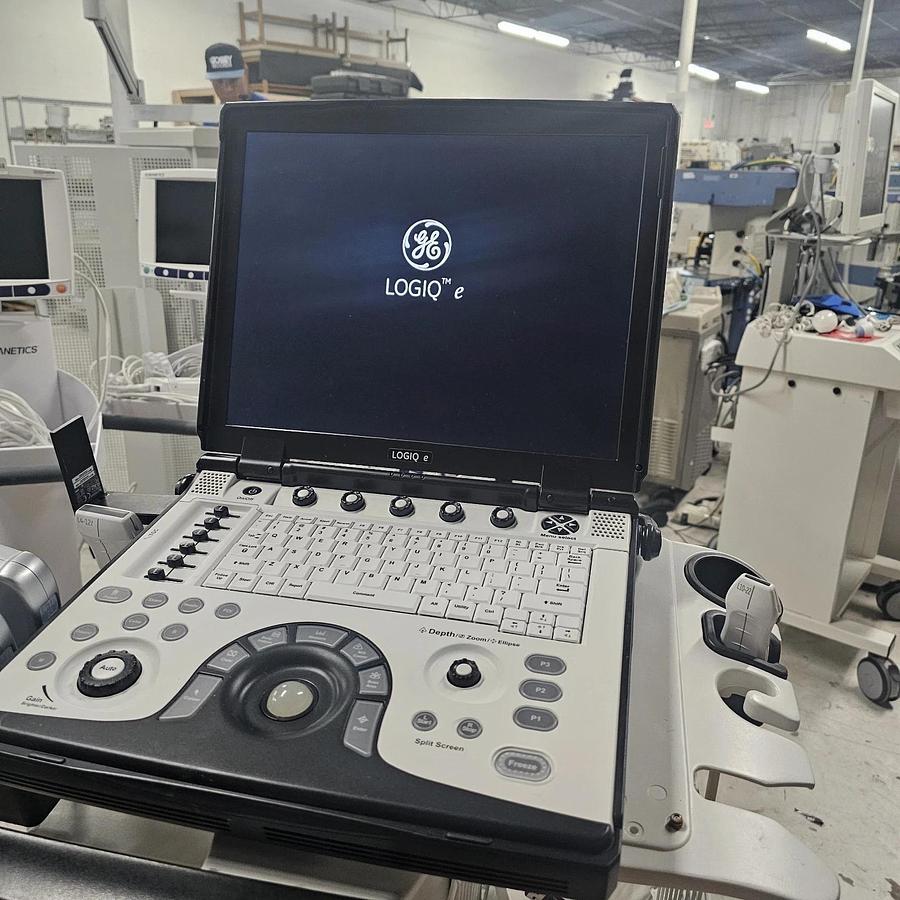 Refurbished Refurbished GE Logiq E ultrasound with  convex L4-12t Or L10-22 Transducer