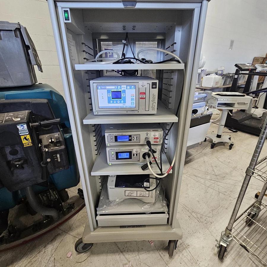 Used STRYKER 1188 HD VIDEO ARTHROSCOPY TOWER SYSTEM