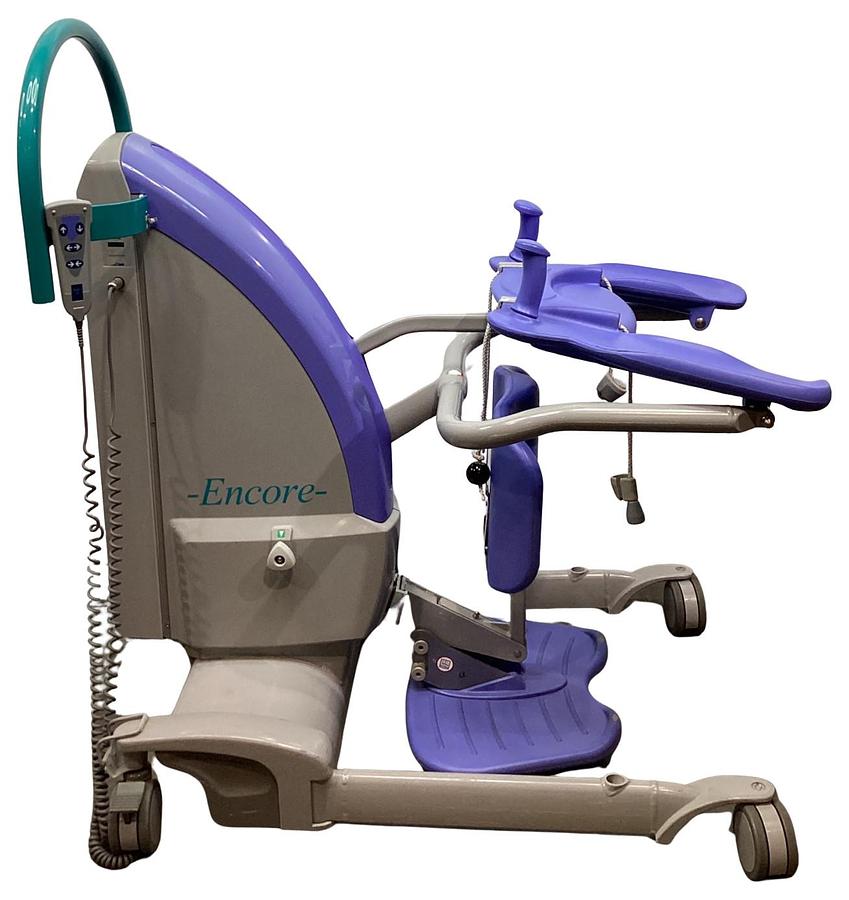 Used Human Care Convertible Patient Transfer Chair