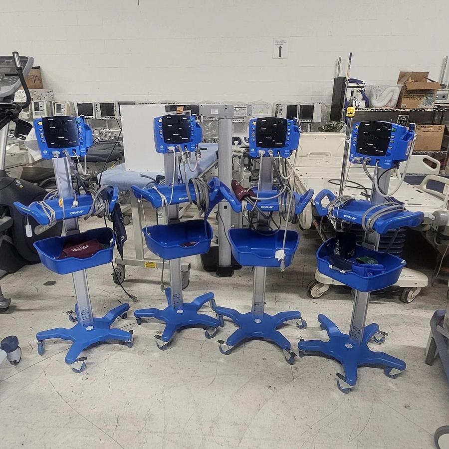 Used GE Carescape V100 Dinamap Patient Vital Sign Monitor SpO2 Blood Pressure Temp