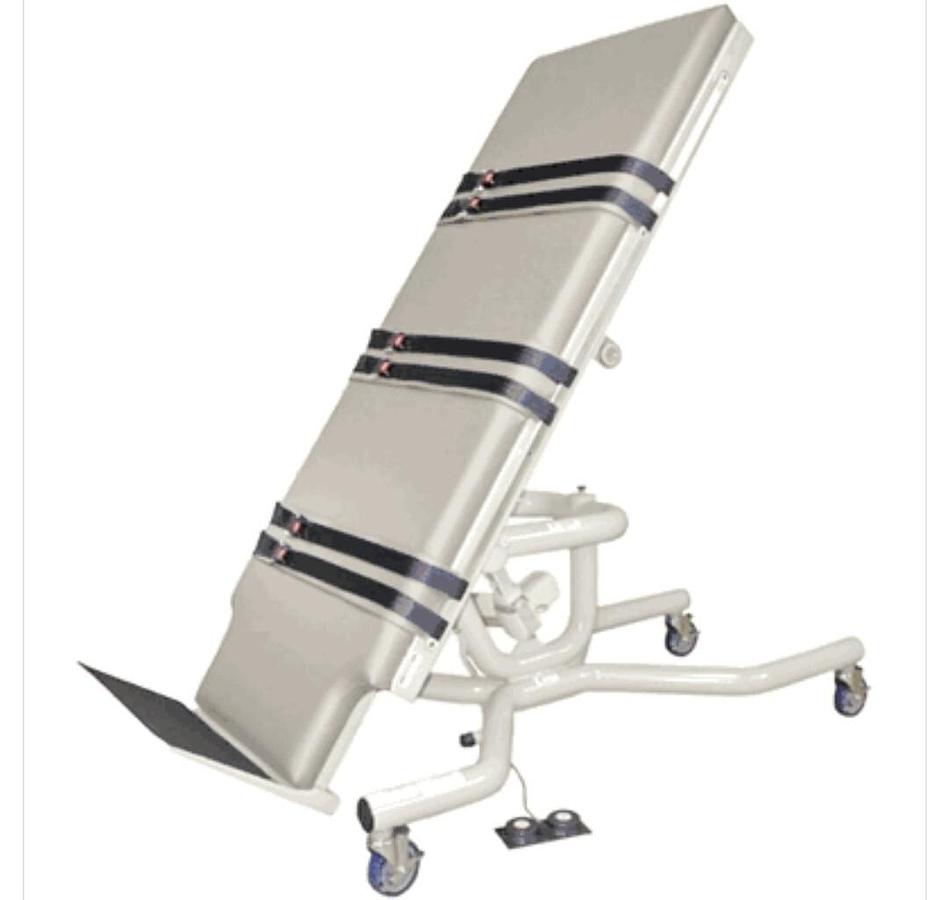 Used Tri W-G Heavy Duty Electric Tilt Table, GREY COLOR