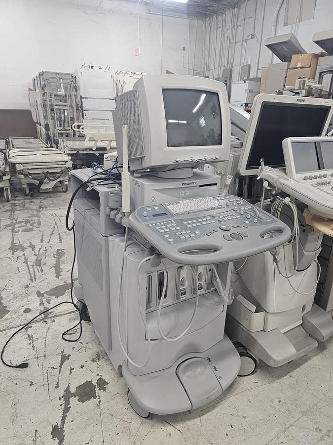 Used Acuson Sequoia 512 Ultrasound With Convex And Vaginal Teansducer