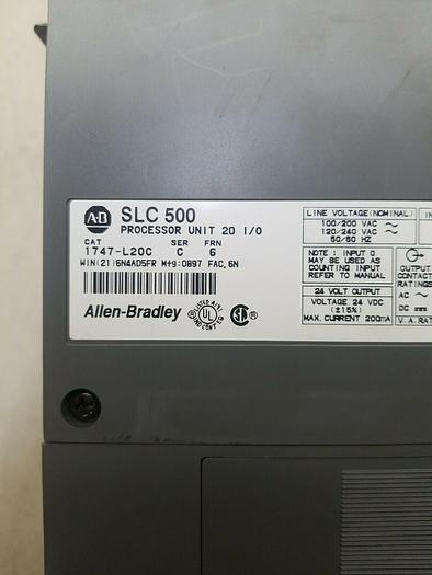 Used Allen Bradley 1747-L20C Ser C Frn 6
