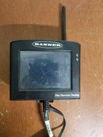 Used BANNER IVUPRGR08, iVu PLUS Remote Display with cable