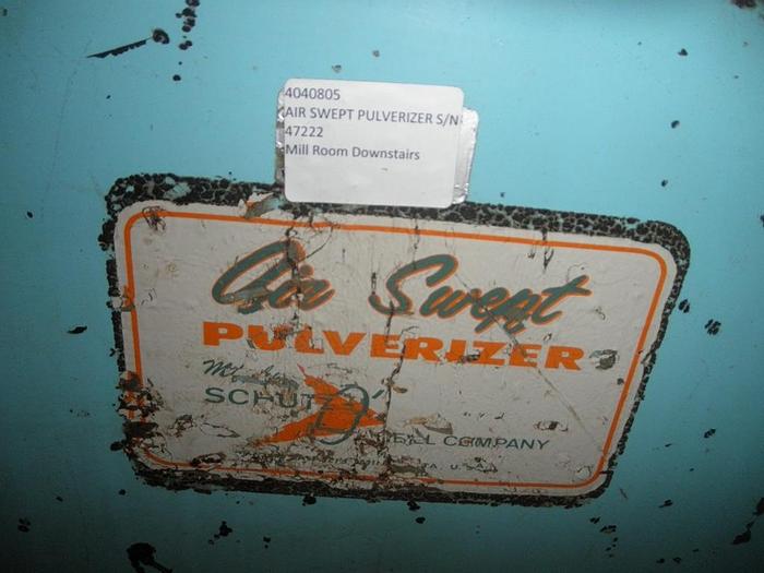 Used Mill, Hammer, Schutz O'Neil, Mdl 422222, Air Swept, 100 HP, #C741908