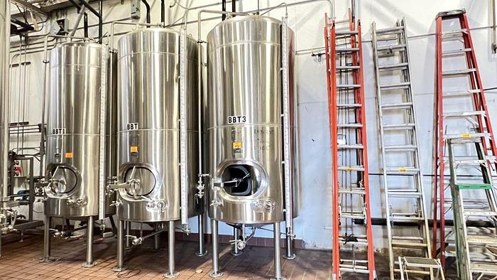 Used Tank, 775 Gallon, S/st, Jkt, 30 PSI internal, 25 BBL Brite Tank #C744686