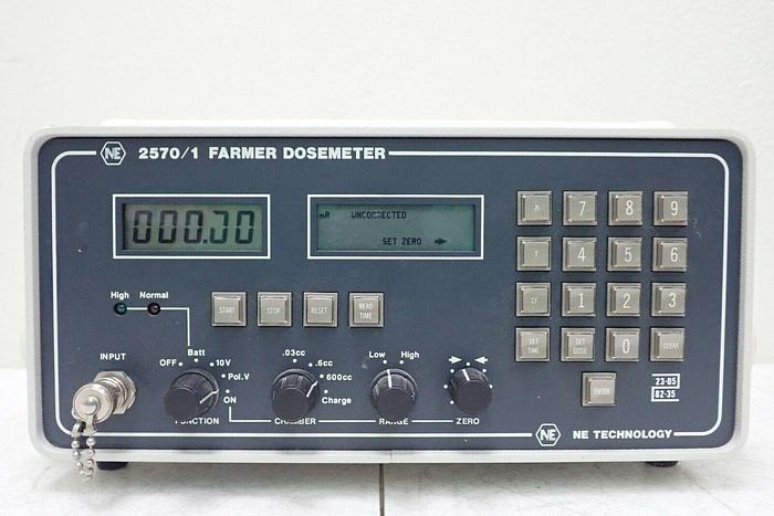Used NE Technology Type No. 2570/1A 2570/1 Farmer Dosemeter
