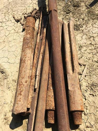 Used 9" OD x 56" L Chisel Bits