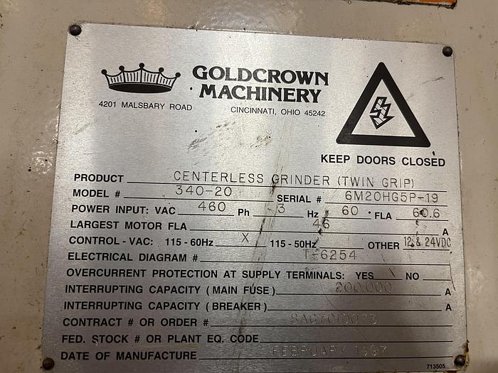 Refurbished CINCINNATI 340-20