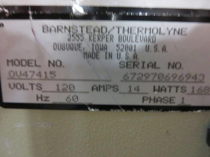 Used Thermolyne Oven Series 9000