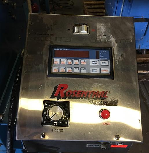 Used 30" ROSENTHAL SHEETMASTER MODEL SM-30