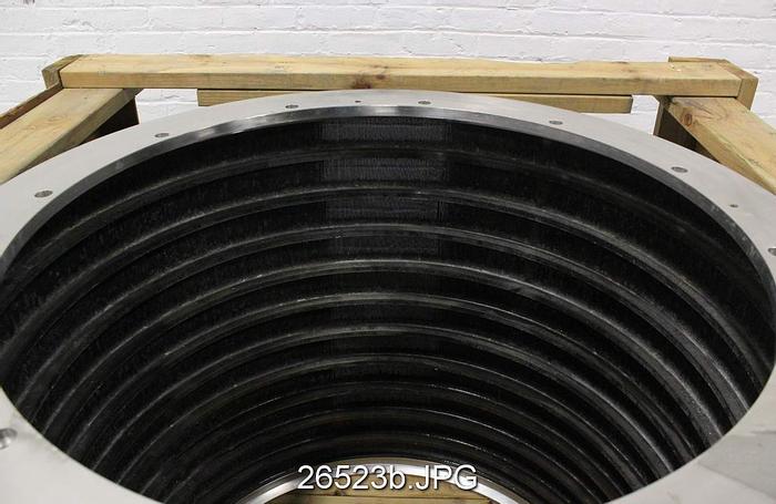 Used Fiberprep SPM1200 Screen Basket, 0.15Mm Slots (0.006"), 7 Slots Per Inch #26523