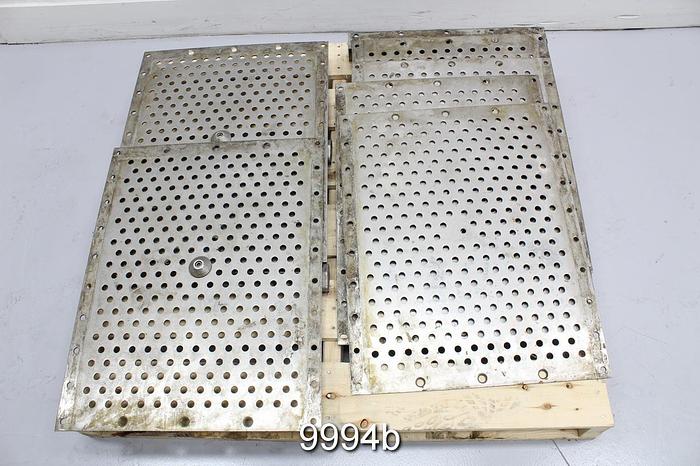 Unused Voith K1000 .5" Hole Screen Plates, 6-Plates #9994